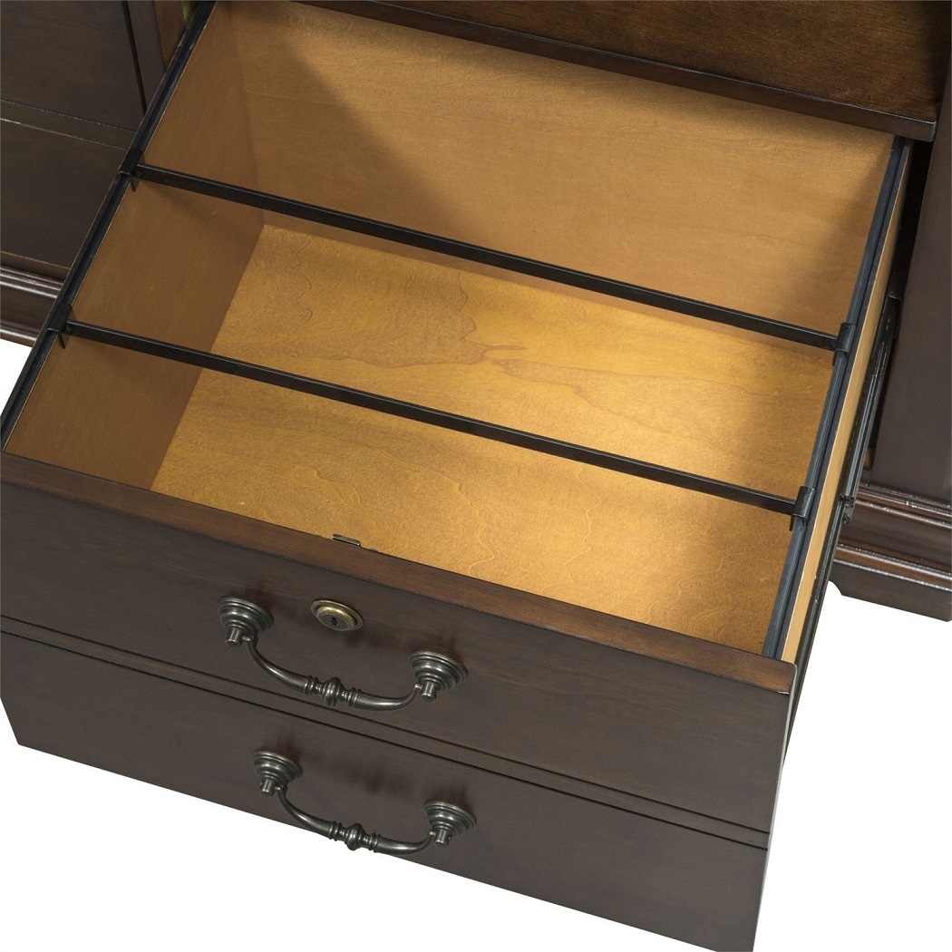 American Design Furniture by Monroe - Lafayette Cherry Woo/d File Cabinet 3